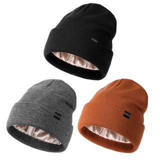 Butter-Satin Lined Beanies Bundle - YANIBEST