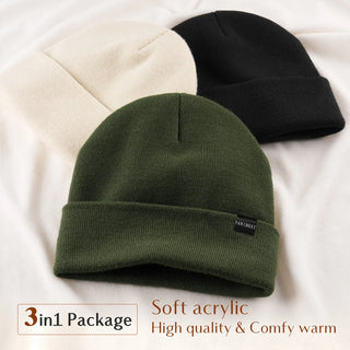 Butter-Satin Lined Beanies Bundle - YANIBEST