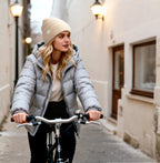 Butter Satin Lined Knit Skull Beanie - Light Greige YANIBEST