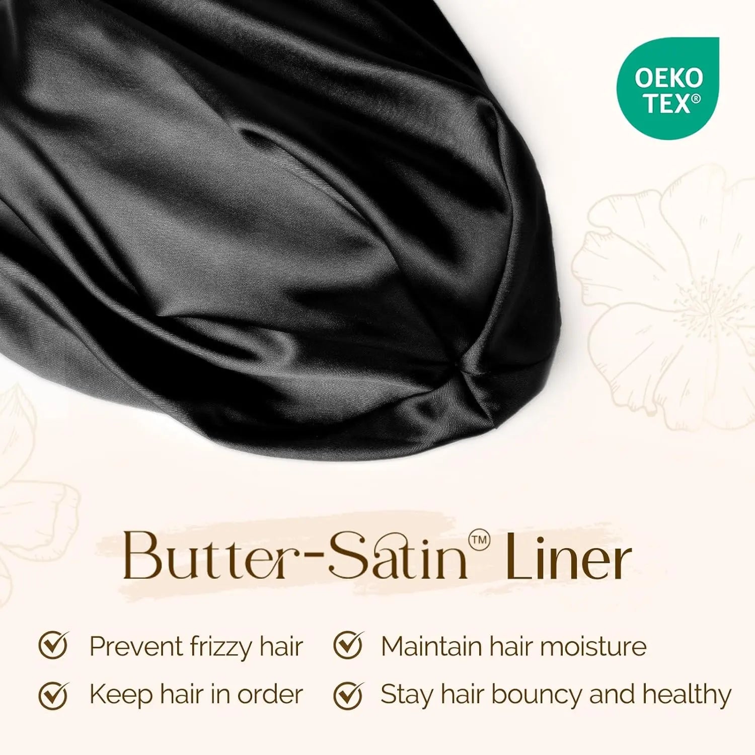 Butter Satin Lined Slouchy Cap - Heather Purple YANIBEST