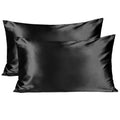 Butter Satin Pillowcases 2 Pack Set| Immersive Black YANIBEST 21.99