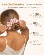Butter Satin Scrunchie 8 in 1 - Colorful YANIBEST