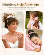 Butter Satin Scrunchie 8 in 1 - Colorful YANIBEST