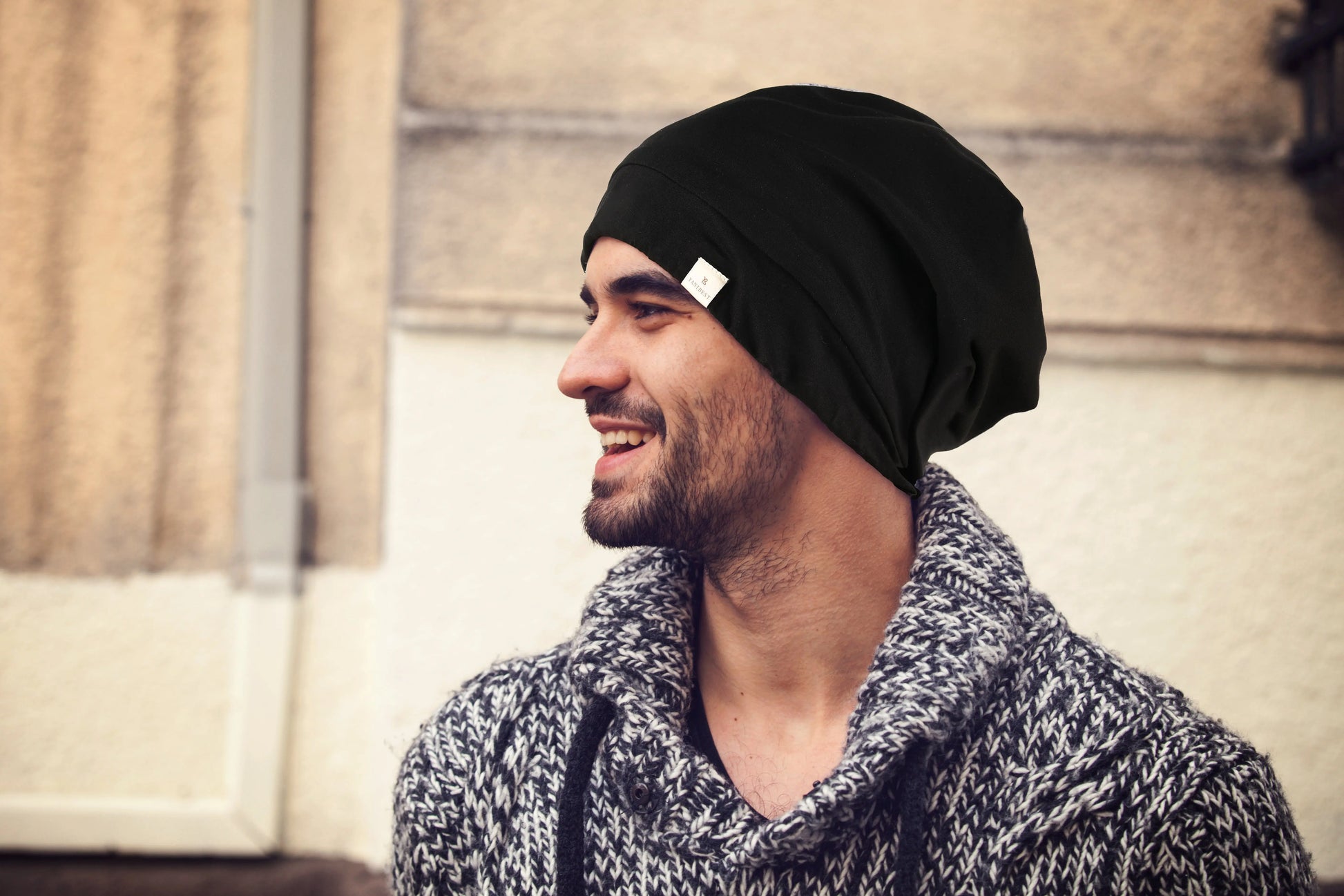 Butter-Satin™ Lined Slouchy Cap| 2in1 YANIBEST