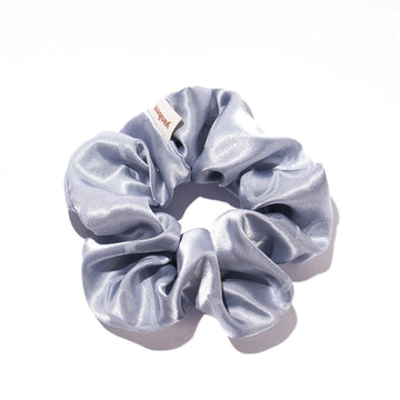 Butter Satin Hair Scrunchie | Jacquard Heart