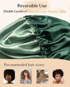 Elastic Double Layer Butter Satin Bonnet YANIBEST