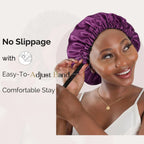 Elastic Double Layer Butter Satin Bonnet YANIBEST