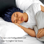 Elastic Double Layer Butter Satin Bonnet YANIBEST