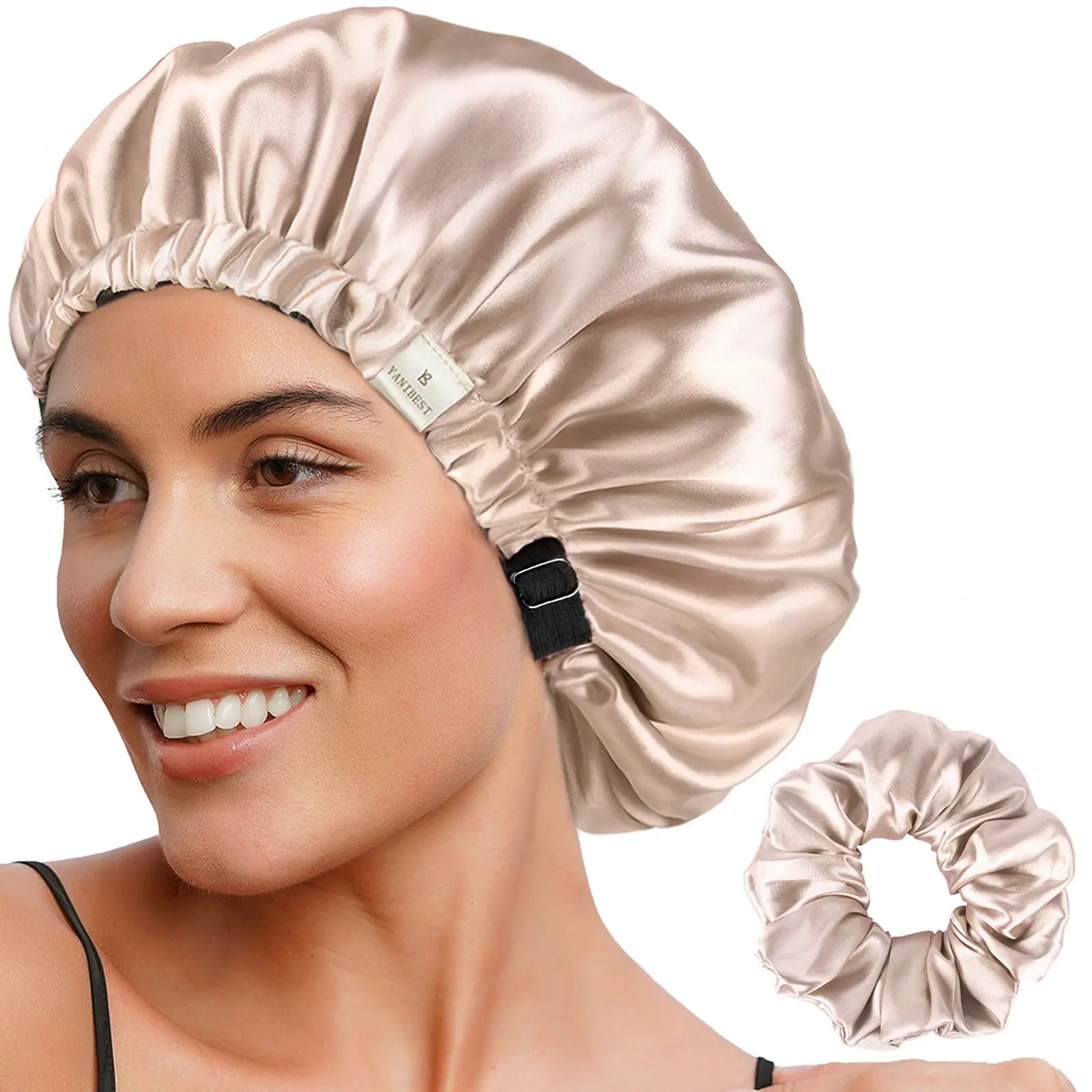Elastic Double Layer Butter-Satin™ Bonnet YANIBEST 20.99
