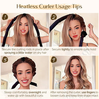 Heatless Hair Curler | Leopard Jacquard YANIBEST