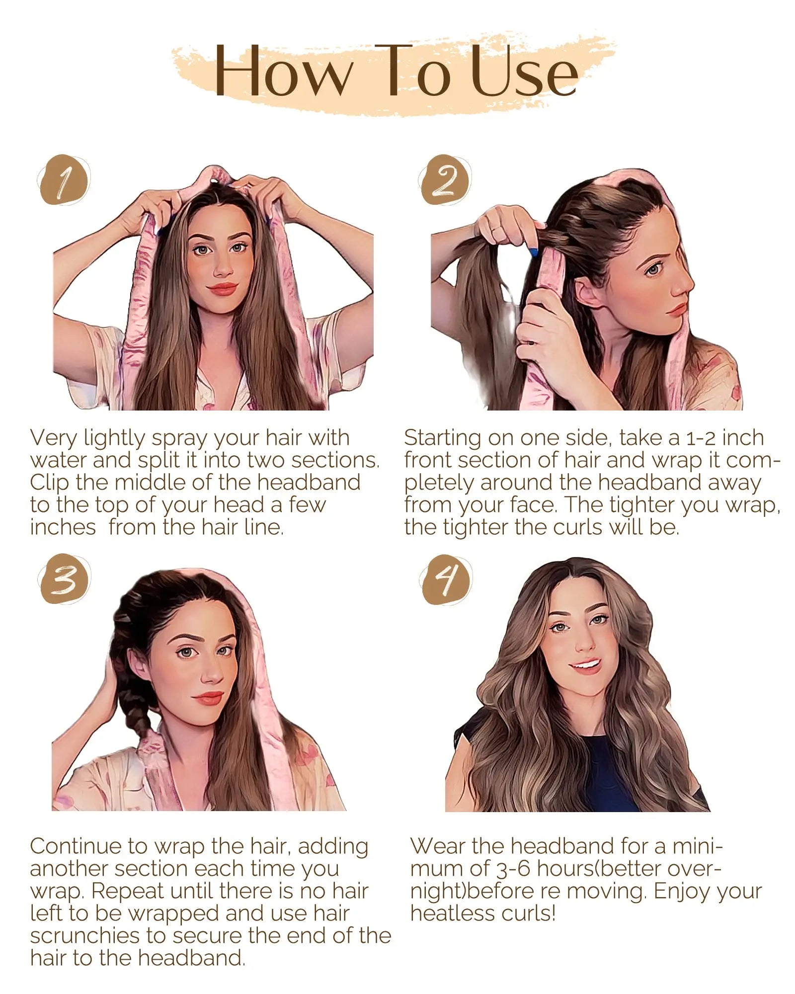 Product Best Overnight Curlers Headband No Heat Curl Products