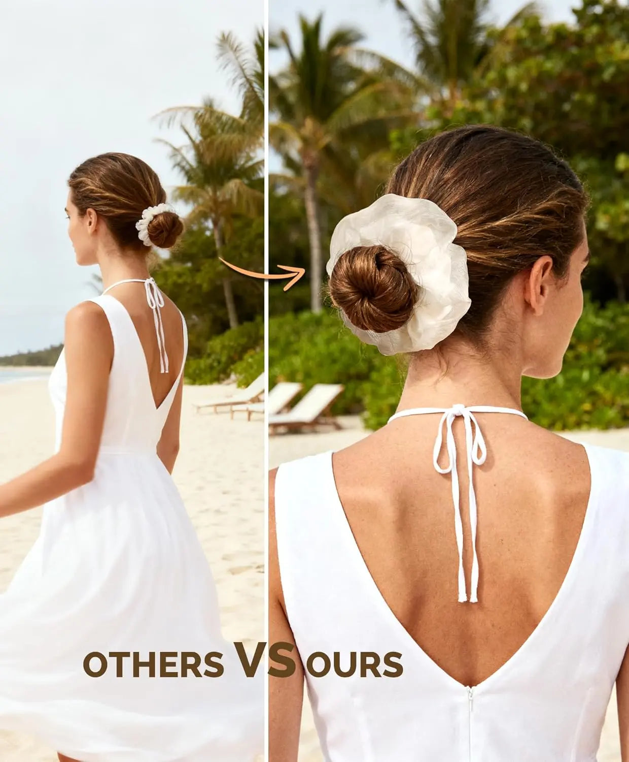 Jumbo Cloud Hair Scrunchie 4 in 1 YANIBEST