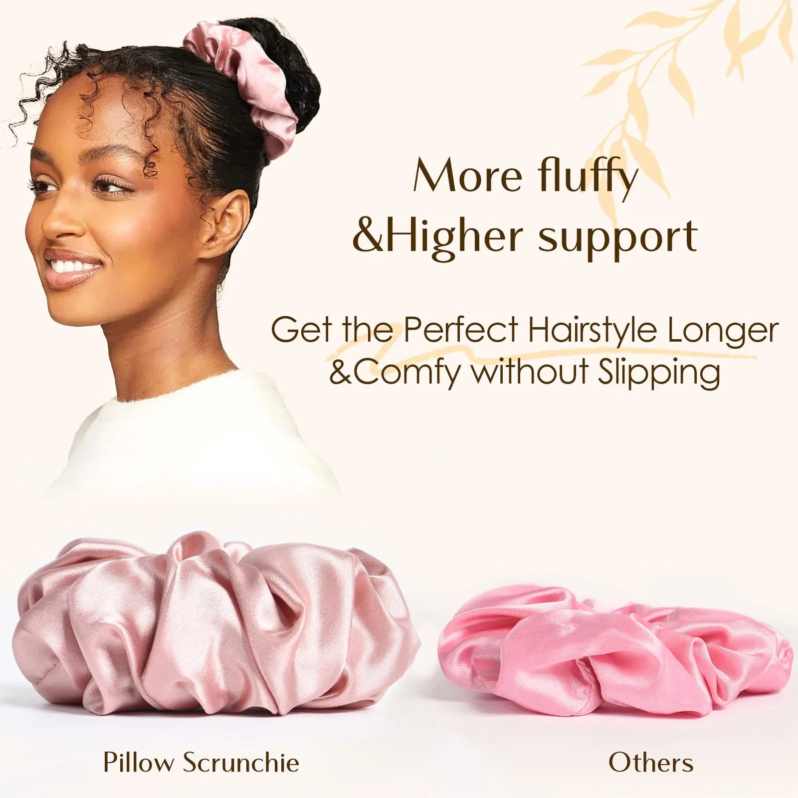 Large  Satin Hair Scrunchies Colorful Set - YANIBEST