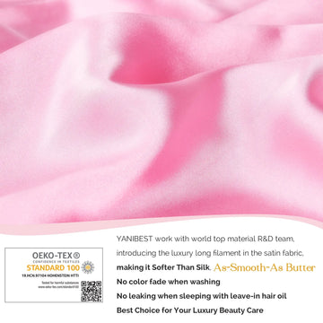Butter Satin Bonnet For Braids with Tie Band - 2 in 1