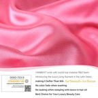 Long Tail Satin Bonnet wiht Tie Band| Hot Pink - YANIBEST