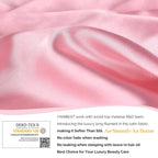 Long Tail Satin Bonnet wiht Tie Band|  Millennium Pink - YANIBEST