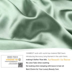 Long Tail Satin Bonnet wiht Tie Band| Sage Green - YANIBEST