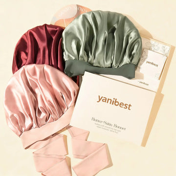 Silk Satin Bonnet Bundle 3 in 1