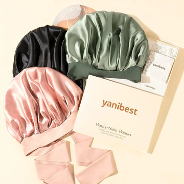 Silk Satin Bonnet Bundle 3 in 1