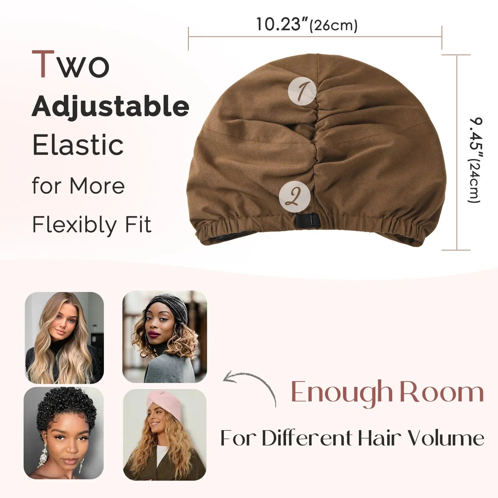 Satin Lined Knotted Turban| Coffee Brown - YANIBEST