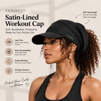 Performance Satin-Lined Active Cap | Moisture-Wicking Tennis, Running & Workout Hat