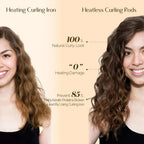 Velvet Heatless Hair Curler Rods - Blush Pink YANIBEST