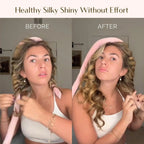 Velvet Heatless Hair Curler Rods - Blush Pink YANIBEST