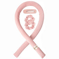 Velvet Heatless Hair Curler Rods - Blush Pink YANIBEST