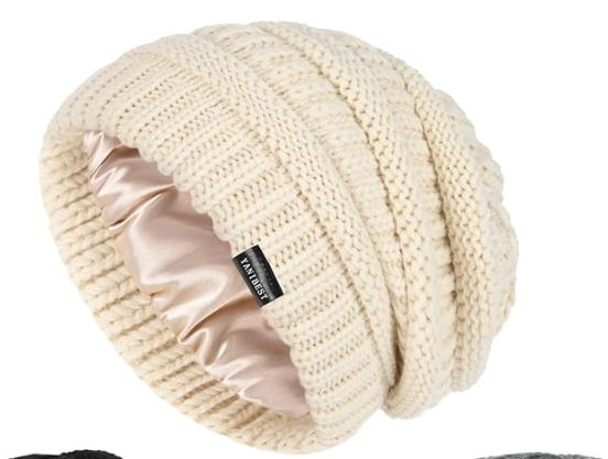 【Outlet Sale】Satin Lined Beanie