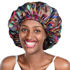 【Outlet Sale】Double Layered Satin Bonnet