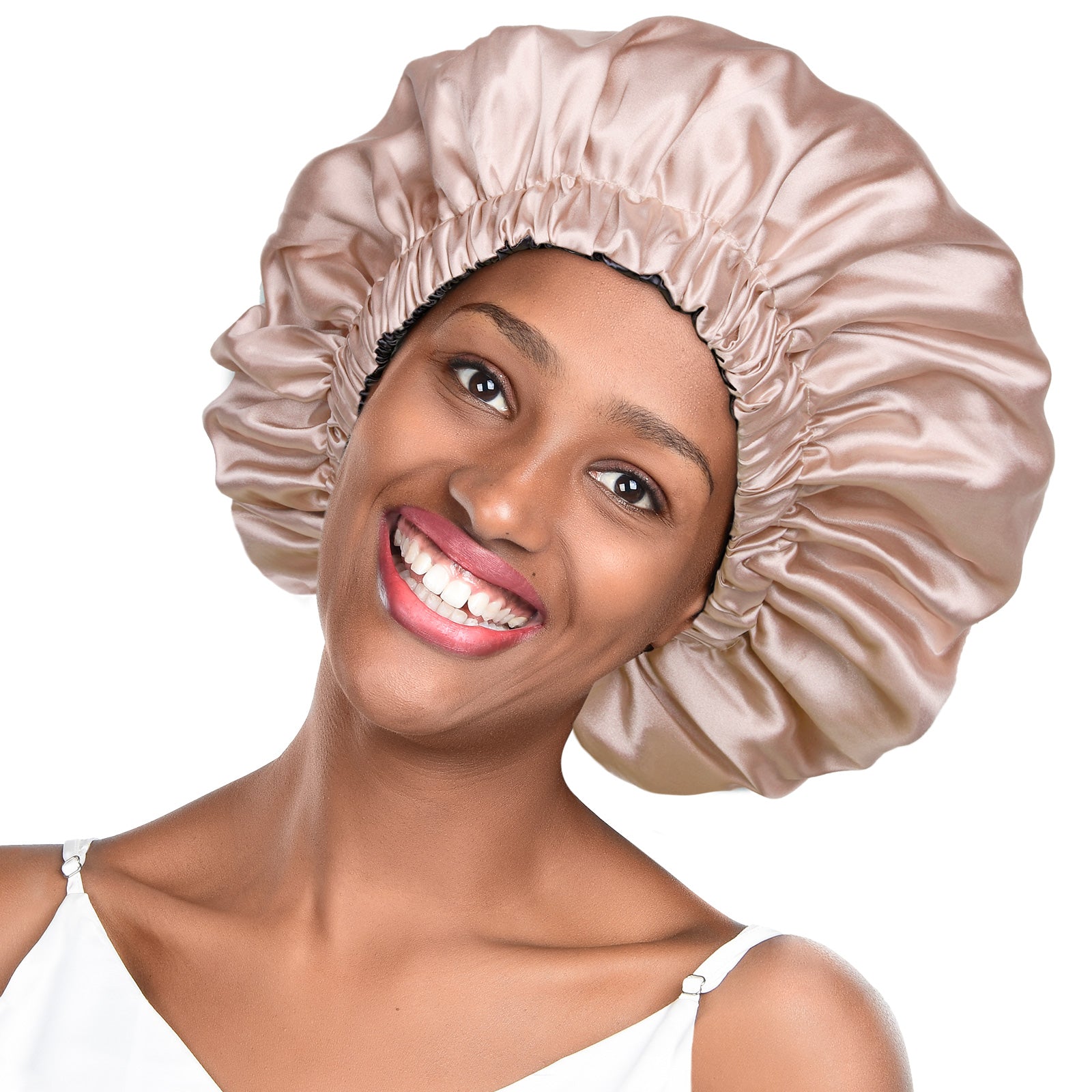 【Outlet Sale】Double Layered Satin Bonnet