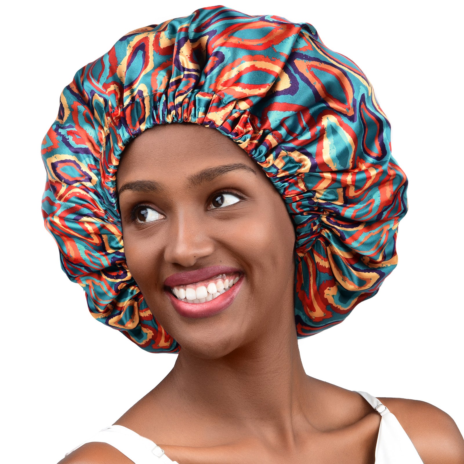 【Outlet Sale】Double Layered Satin Bonnet
