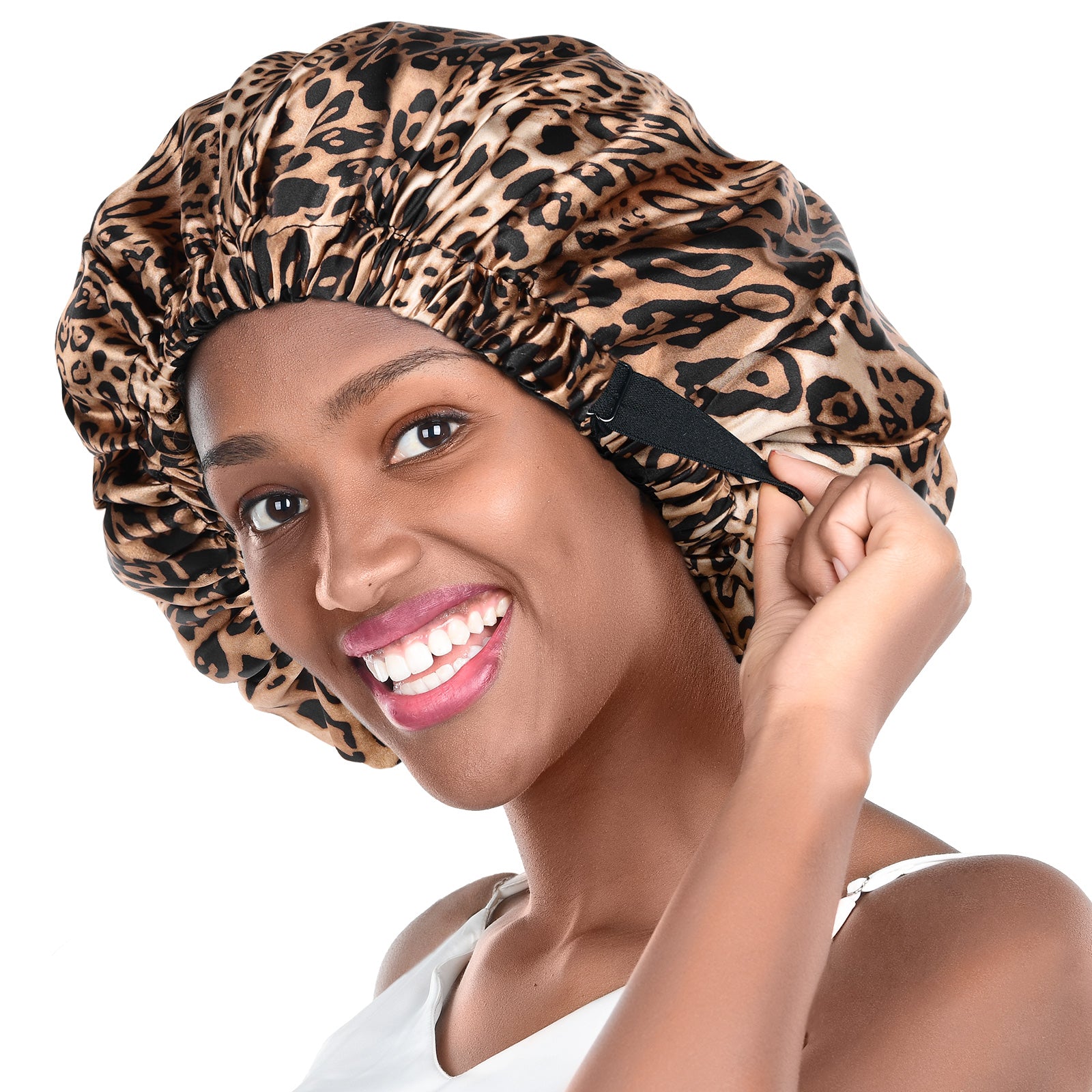 【Outlet Sale】Double Layered Satin Bonnet