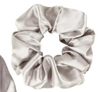 Satin Scrunchie | Silver