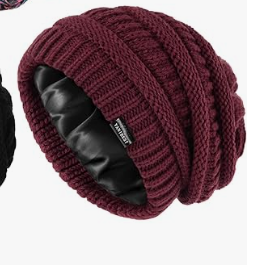 【Outlet Sale】Satin Lined Beanie