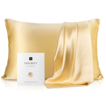 22 Momme Silk Luxury Pillowcase | Yellow