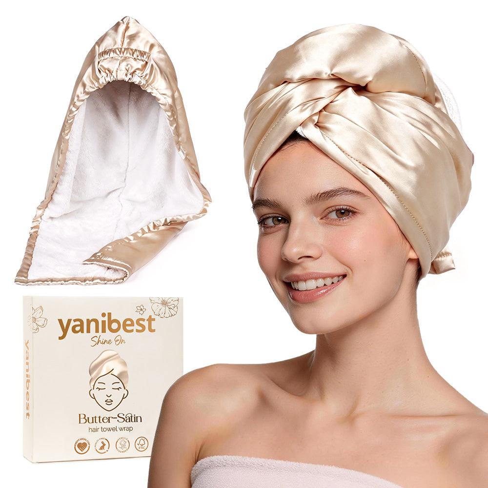 Microfiber Hair Towel - Golden