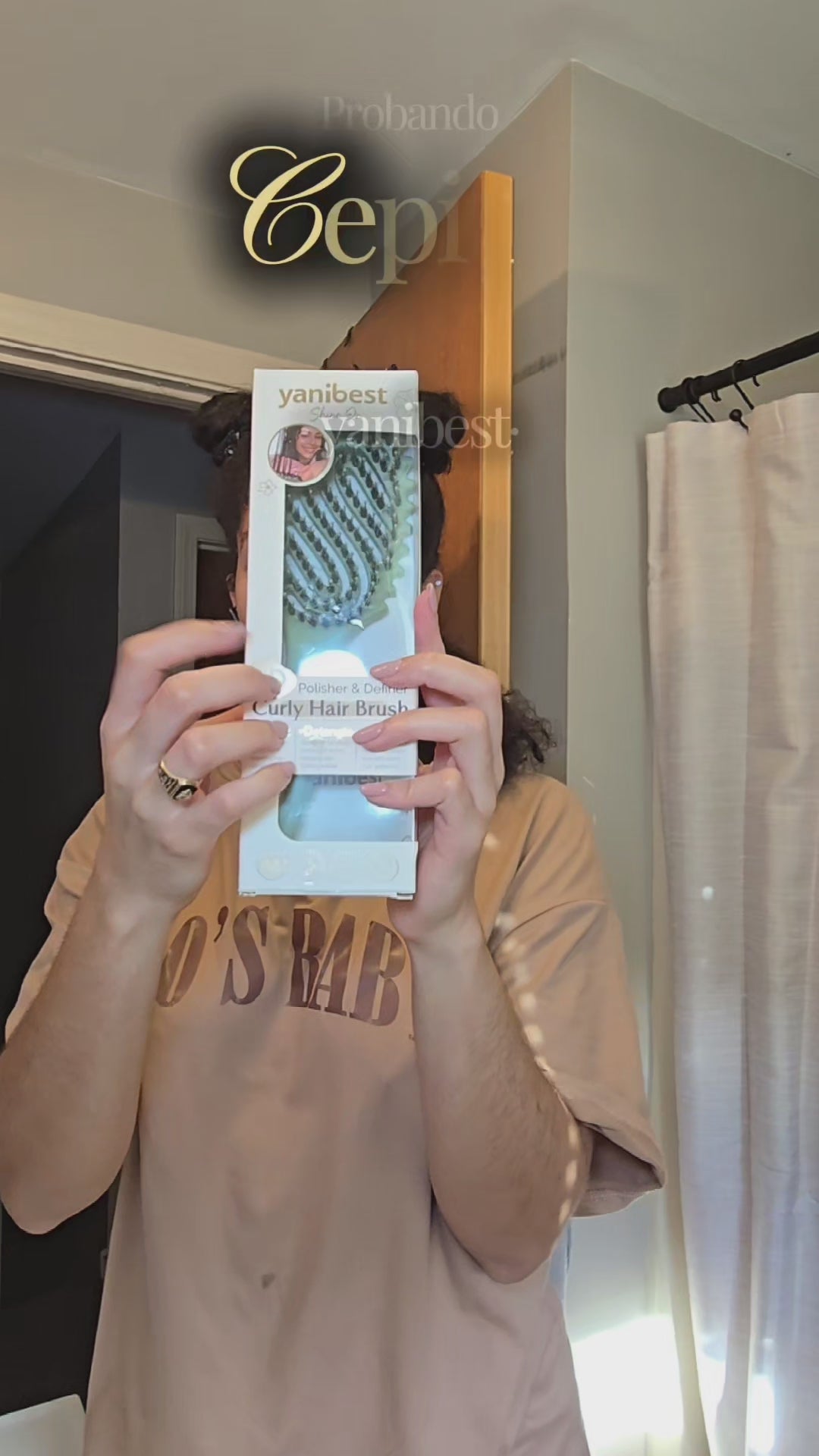 3D Styling Brush for Curly & Coily Hair | Detangle, Defrizz & Define - Green