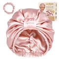 Mulberry Silk Bonnet 22 MOMME Classic Turban - Pink