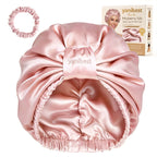 Mulberry Silk Bonnet 22 MOMME Classic Turban - Pink