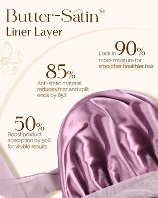 yanibest Airy Satin Bonnet™ – Lightweight, Breathable Hair Protection for Hair Care YANIBEST