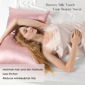 22 Momme Silk Luxury Pillowcase | Rose Pink