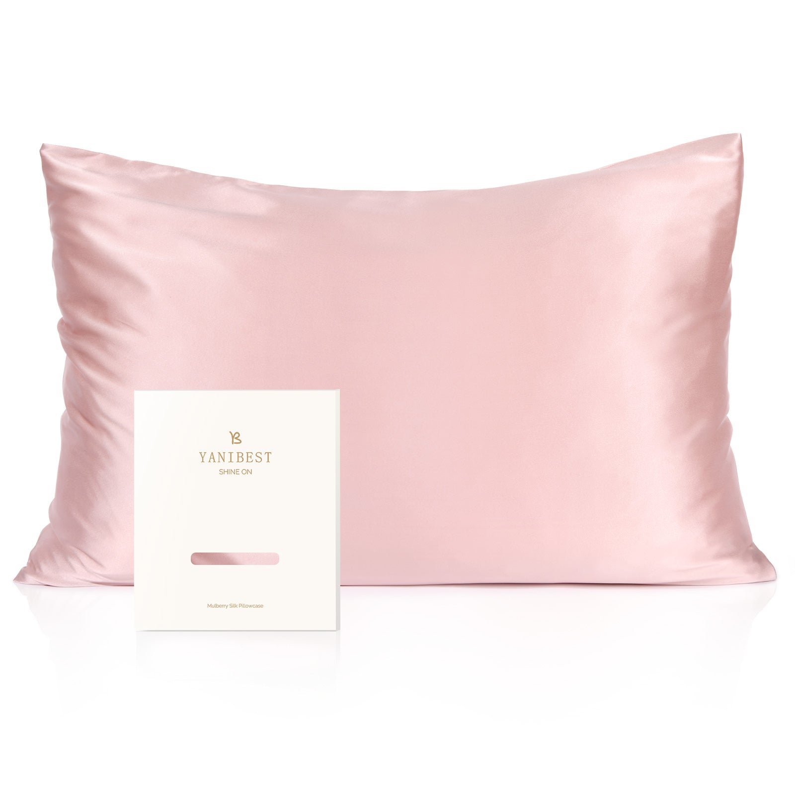 22 Momme Silk Luxury Pillowcase | Rose Pink