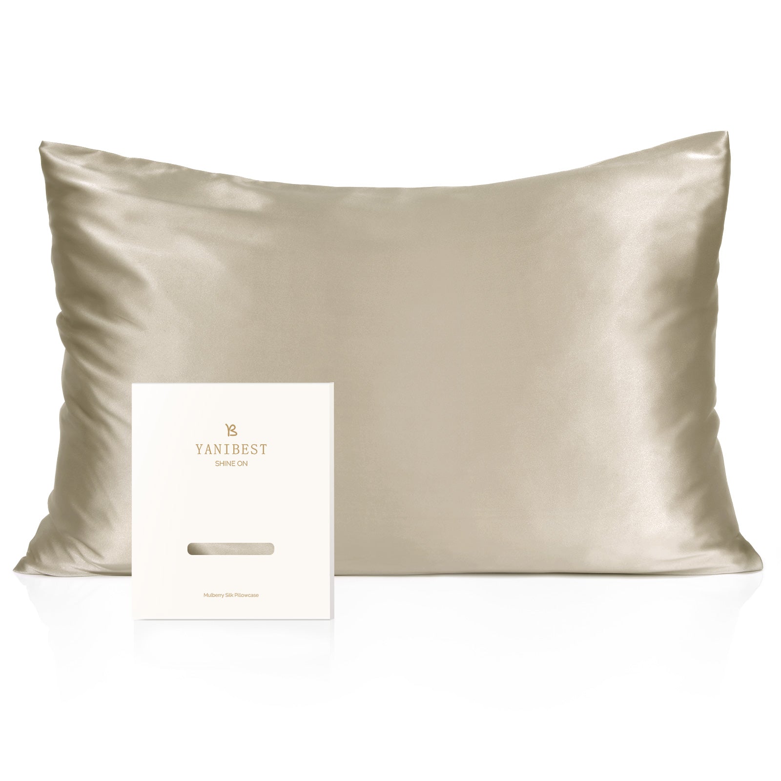 22 Momme Silk Luxury Pillowcase | Light Taupe