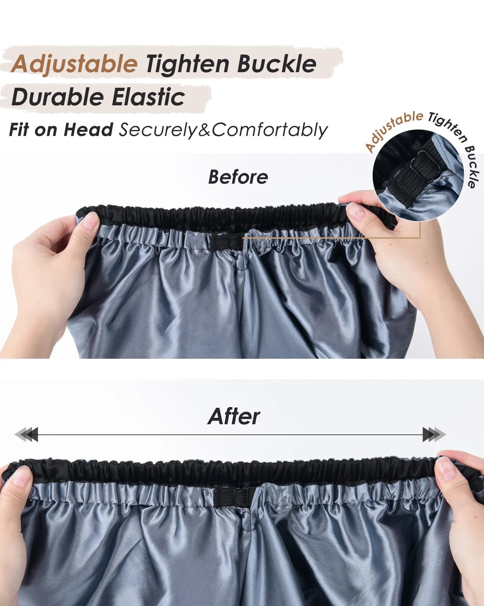 Long Tail Satin Bonnet| Indigo Blue YANIBEST