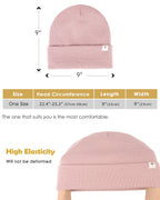 Satin Lined Winter Beanie Hat| Rose Pink YANIBEST