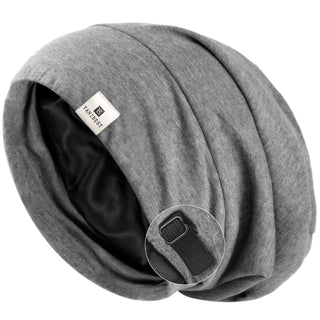 Slouchy Satin Lined Cap| Dim Gray YANIBEST 22.99