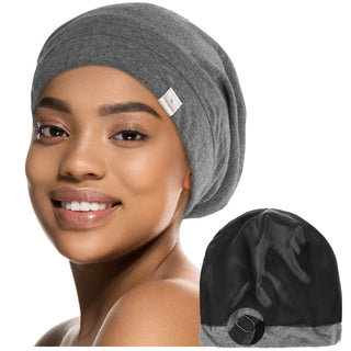 Slouchy Satin Lined Cap| Dim Gray YANIBEST 22.99