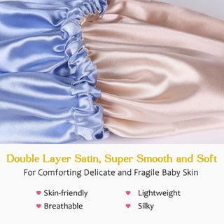 Super Baby Satin Bonnets| Baby Blue YANIBEST